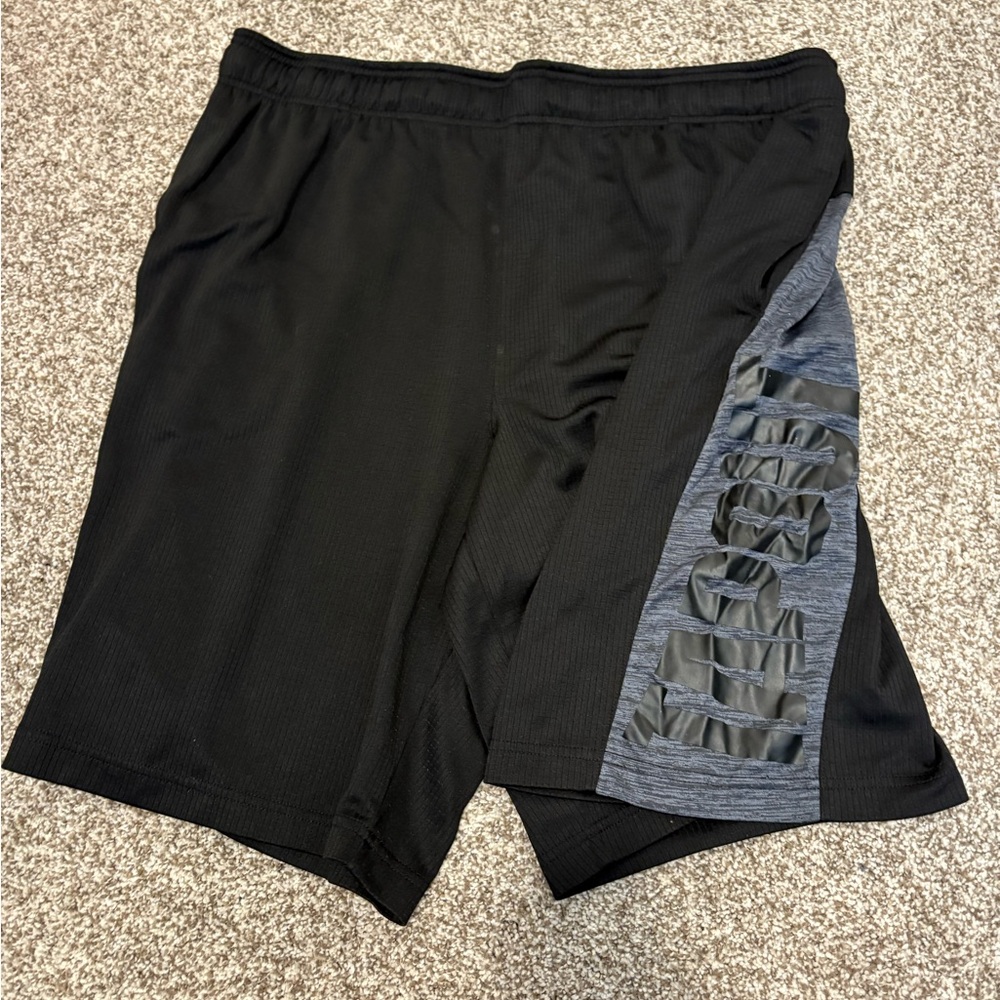 Tapout Athletic Shorts in Black and Gray